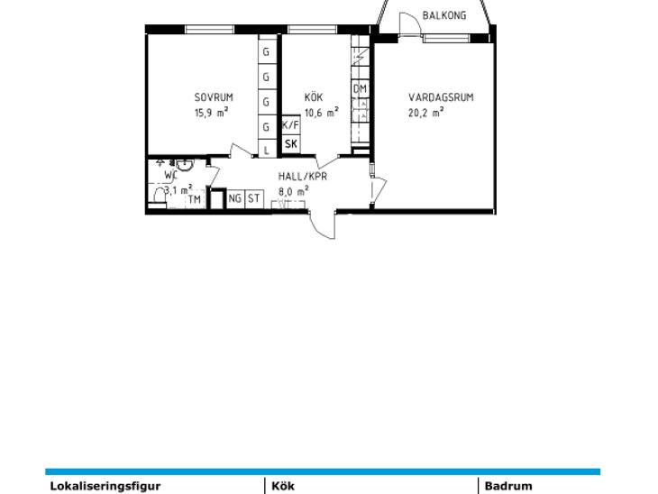 Bostad Åkragatan 3B Sala
