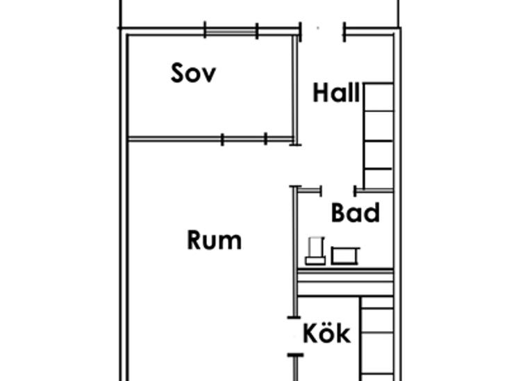 Bostad Hökargatan Hedemora