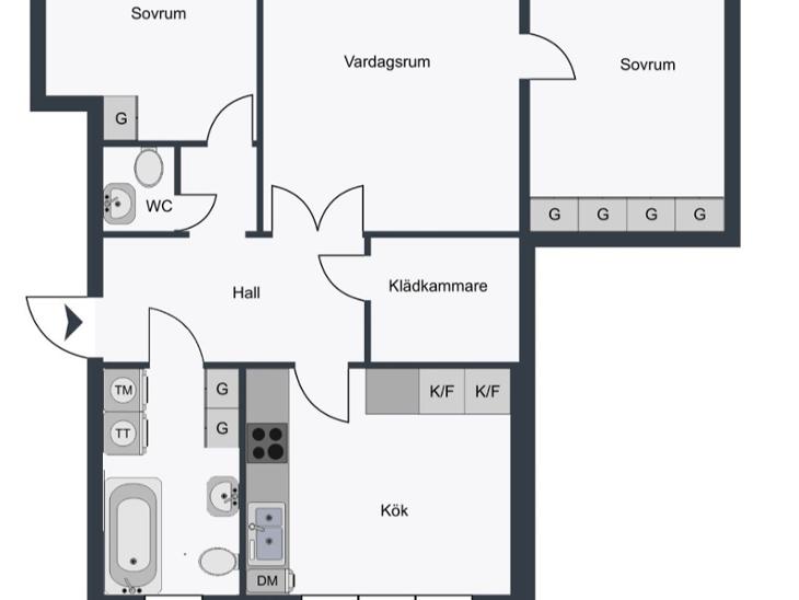 Bostad Fredriksbergsvägen Salem