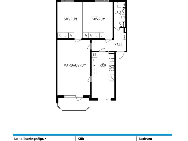 Bostad Åkragatan 8C Sala