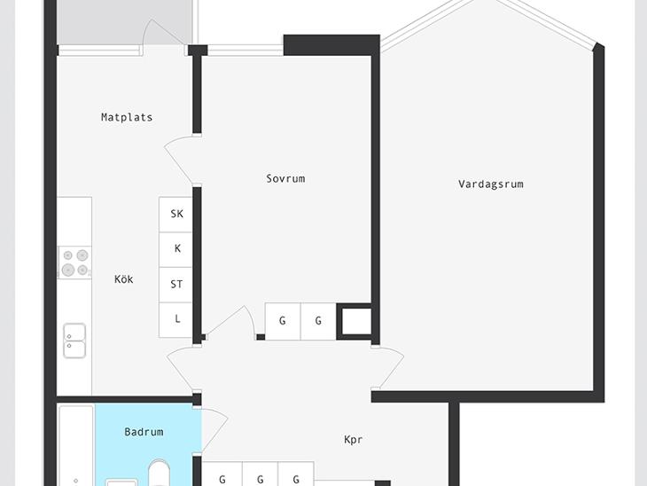 Bostad Hantverkaregatan Norrköping